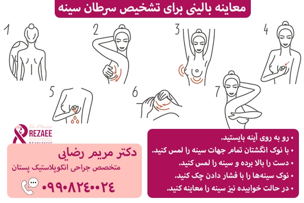 خودآزمایی برای تشخیص سرطان پستان