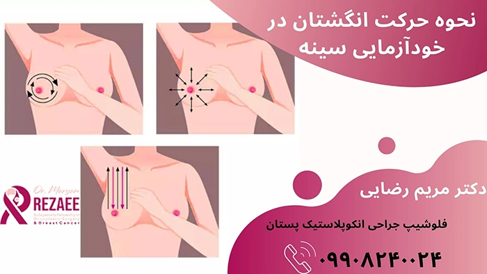نحوه خودآزمایی سینه